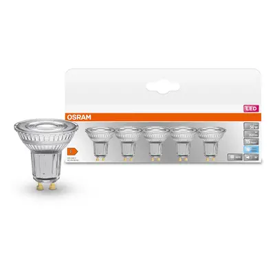 Sada 5x LED žárovka GU10 4,3W 350lm 4000K Neutrální OSRAM STAR