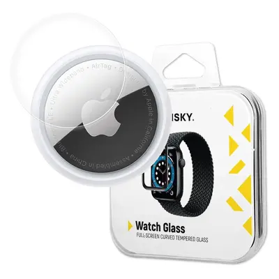 Wozinsky Watch Glass hybridní sklo pro AirTag černé