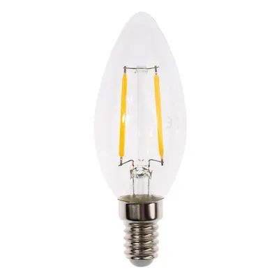 LED žárovka LED E14 B35 2W = 23W 230lm 3000K Teplá 360° POLUX