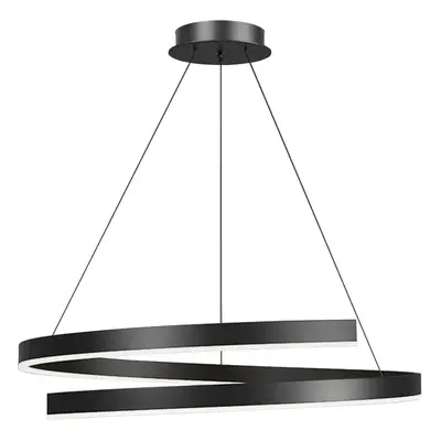 RLO-60CM-80W-B | Moderní závěsná lampa 60 cm | Spirálová LED lampa 80W