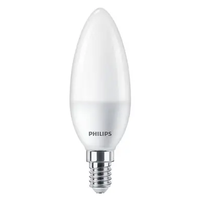 LED žárovka svíčka E14 B38 7W = 60W 806lm 6500K Studená PHILIPS