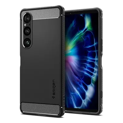 Pouzdro Spigen Rugged Armor pro Sony Xperia 1 VI - matně černé