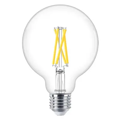 LED žárovka Globe E27 G93 5.9W = 60W 806lm 2700 Teplá Filament PHILIPS Stmívatelná