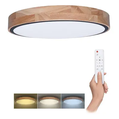 Solight LED osvětlení s dálkovým ovladačem Iron Oak, 60W, 4200lm, 51cm, změna chromatičnosti, st