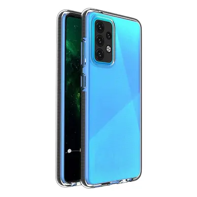 Gelové pouzdro Spring Case s barevným rámečkem pro Samsung Galaxy A52s 5G / A52 5G / A52 4G čern