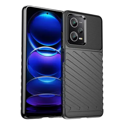 Thunder Case Silikonové pancéřové pouzdro Xiaomi Poco X5 Pro 5G / Redmi Note 12 Pro černé