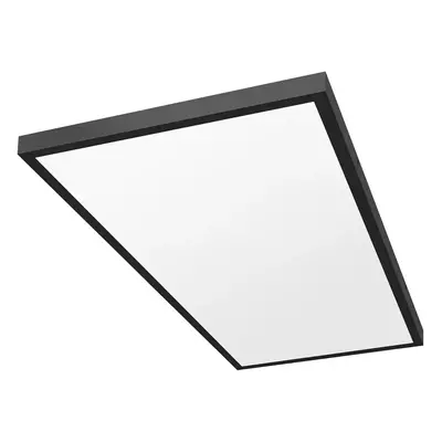 LED stropní panel | Přisazený plafond 120x60cm | 120W, 12000lm | Černá