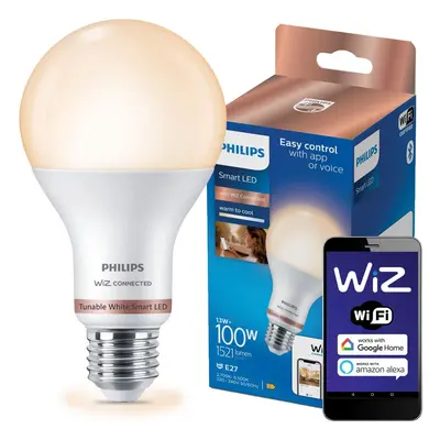 LED žárovka LED E27 A67 13W = 100W 1521lm 2700-6500K SMART WiFi Philips WiZ