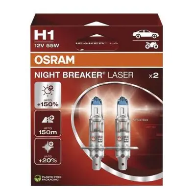 Autožárovka OSRAM H1 55W 12V DUOBOX