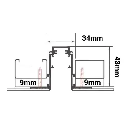 Magnetic Track System 3 Phases - Built-In R20