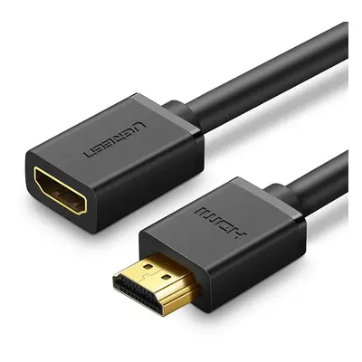 Ugreen HDMI (samec) - HDMI (samice) 2.0 4K adaptérový kabel 1m černý (HD107)