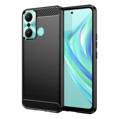 Karbonové pouzdro pro Infinix Hot 20 Play flexibilní silikonové karbonové pouzdro černé barvy