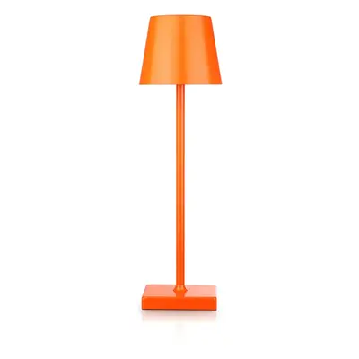 HJA28-ORANŽOVÁ-1 | Stolní lampa s vestavěnou baterií | Dotyková noční lampa