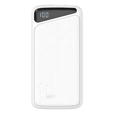 POWER BANK 10000mAh 3.7V bílé MICRO/TYPE-C MAX-OUTPUT:DC22.5W