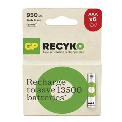 Nabíjecí baterie GP ReCyko 950 AAA (HR03) - 6 ks