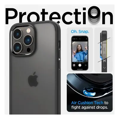 Pouzdro Spigen Ultra Hybrid pro iPhone 14 Pro - matně černé