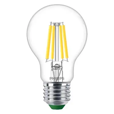 LED žárovka LED E27 A60 210.9lm/W 2.3W = 40W 485lm 4000K Neutrální Filament PHILIPS Ultra Effic