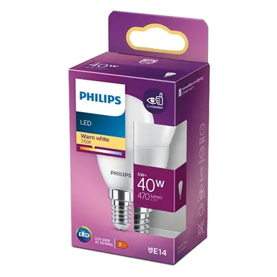 LED žárovka LED Koule E14 P45 5W = 40W 470lm 2700K Teplá PHILIPS