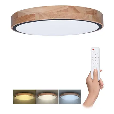 Solight LED osvětlení s dálkovým ovladačem Iron Oak, 48W, 3360lm, 40cm, změna chromatičnosti, st