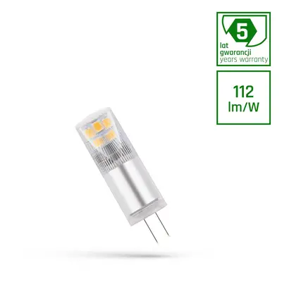 LED G4 12V 2W Neutrální bílá 5Y WARRANTY PREMIUM SPECTRUM