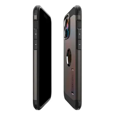 Spigen Tough Armor MagSafe pouzdro pro iPhone 15 Pro - kovově šedé