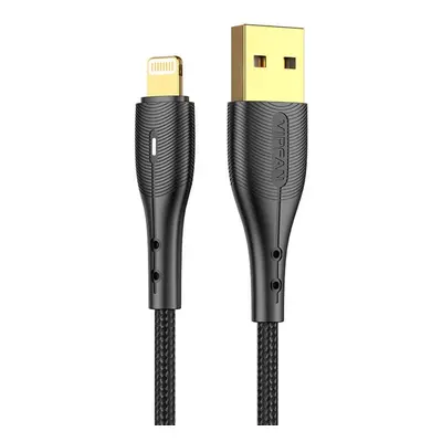 Kabel USB-Lightning Vipfan Nano Gold X07, 3A, 1,2 m (černý)