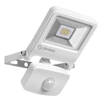 Reflektor LED 10W 800lm 3000K IP44 Bílý s čidlem pohybu LEDVANCE Floodlight Endura