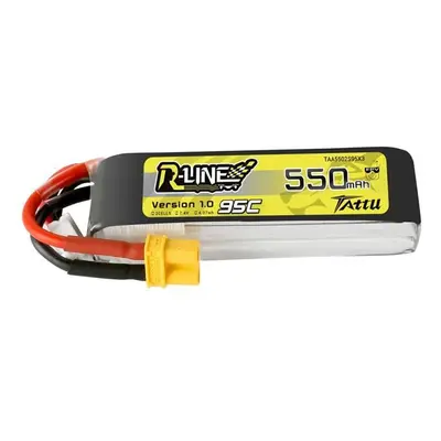 Baterie Tattu R-Line 550mAh 7,4V 95C 2S1P XT30