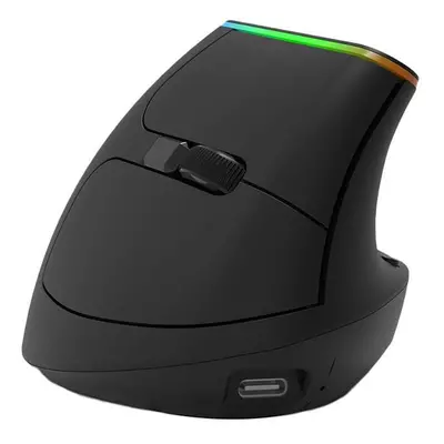 Bezdrátová vertikální myš Delux M618DB BT/2.4G 4000DPI RGB