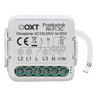 OXT mini reléový modul 3 okruhy WiFi TUYA