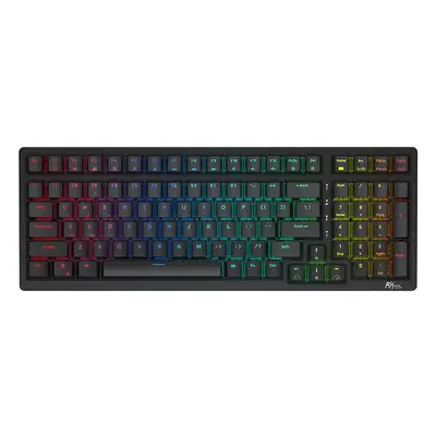 Mechanická klávesnice Royal Kludge RK98 RGB, červené spínače (černá)