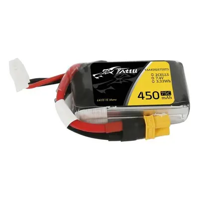 Baterie Tattu 450mAh 7,4V 75C 2S1P