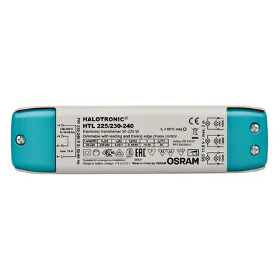 Zdroj Halogenowy Regulátor Fazowy Stmívač Fazowy 50-225W 11.6-11.7V OSRAM HTL Compact