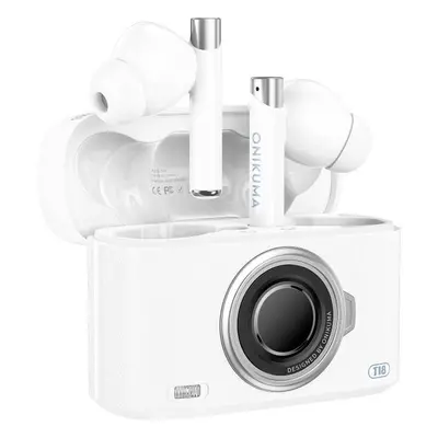 Sluchátka do uší ONIKUMA Bluetooth T18 White