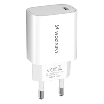 Wozinsky WGWCCW 20W síťová nabíječka USB-C - bílá