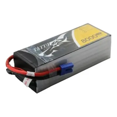 Tattu 8000mAh 22,2V 25C 6S1P Lipo baterie s konektorem EC5