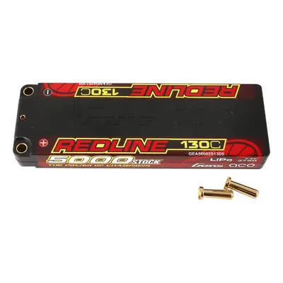 Gens ace Redline Series 5000mAh 7.4V 130C 2S1P HardCase 56# HV Lipo baterie