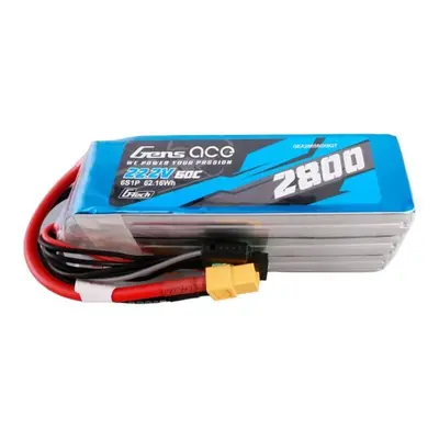 Gens ace G-Tech 2800mAh 22,2V 60C 6S1P Lipo baterie s konektorem XT60