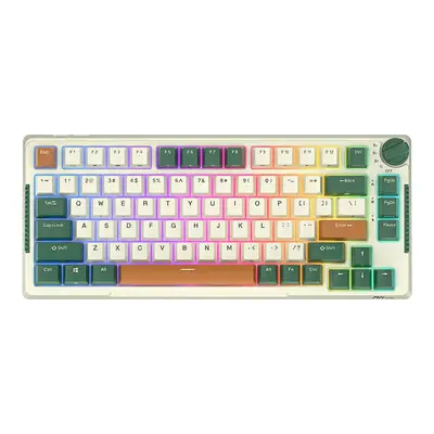 Mechanická klávesnice Royal Kludge RKH81 RGB, Sky cyan switch (zelená)