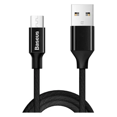 Kabel USB-Micro USB Baseus Yiven 1,5 m 2A - černý