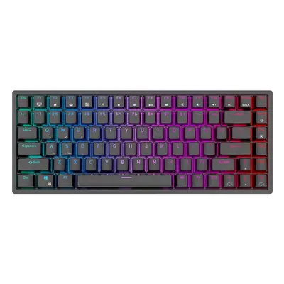 Royal Kludge RK84 RGB bezdrátová mechanická klávesnice, hnědé spínače (černá)