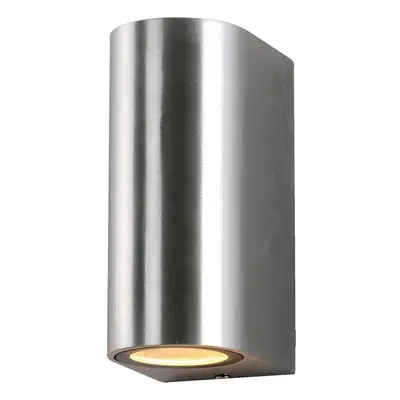 Wall Lamp Aluminium Polished Body 2xGU10