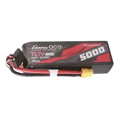 Gens ace G-Tech 5000mAh 11,1V 60C 3S1P Lipo baterie s krátkým konektorem XT60