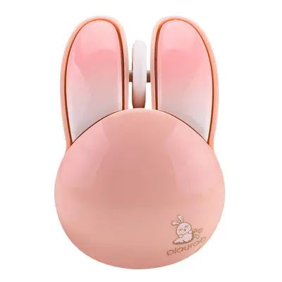 Bezdrátová myš MOFII + Bluetooth Rabbit Mouse M6DM Glossy (bílo-růžová)