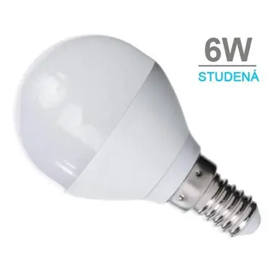 LED žárovka 6W 12xSMD2835 480lm E14 CCD STUDENÁ