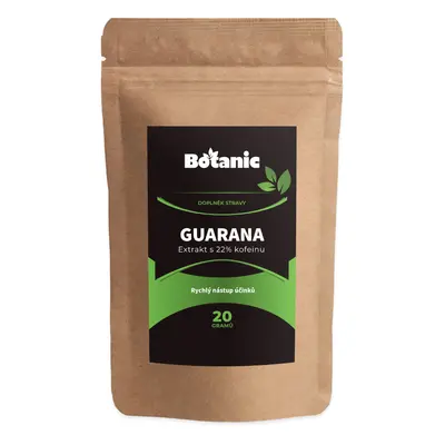 Guarana - Extrakt ze semínek s 22% kofeinu v prášku (Balení obsahuje: 20g)