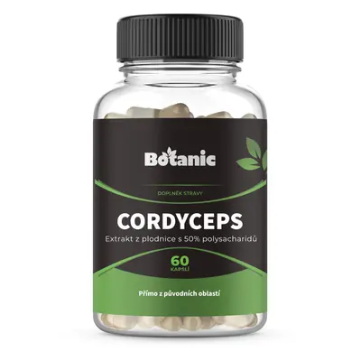 Cordyceps - Extrakt z plodnice s 50% polysacharidů (Balení obsahuje: 60kap.)