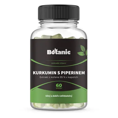 Kurkumin s piperinem - Extrakt 95 % v kapslích (Balení obsahuje: 60kap.)