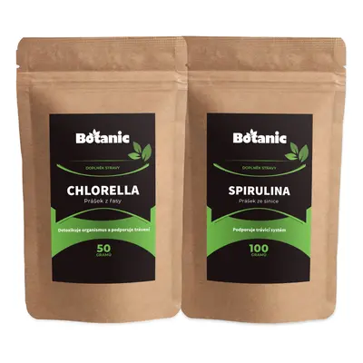 Chlorella a Spirulina - Výhodný balíček (Balení obsahuje: 1ks)