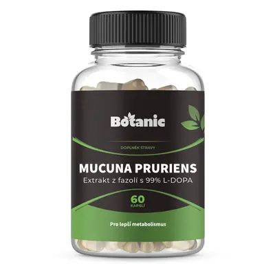 Mucuna pruriens - Extrakt z fazolí s 99% L-DOPA kapsle (Balení obsahuje: 60kap.)